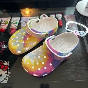 Rainbow Crocs